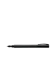 FABER-CASTELL | Füllhalter Ambition All Black Federbreite B, schwarz | Schwarz
