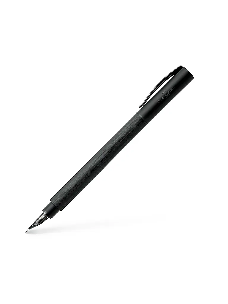 FABER-CASTELL | Füllhalter Ambition All Black Federbreite B, schwarz | Schwarz