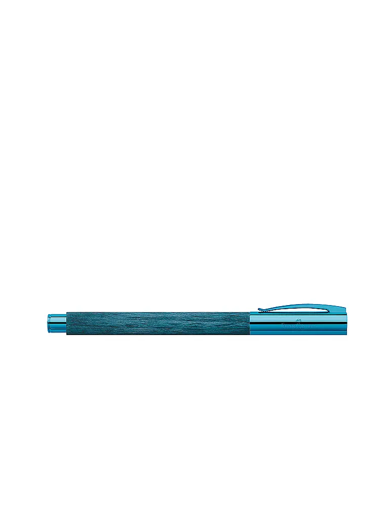 FABER-CASTELL | Füllhalter AMBITION BLUE WOOD M  | Blau