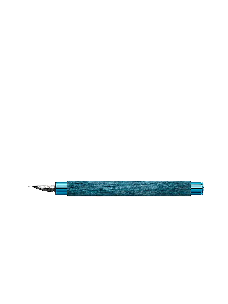 FABER-CASTELL | Füllhalter AMBITION BLUE WOOD M | 