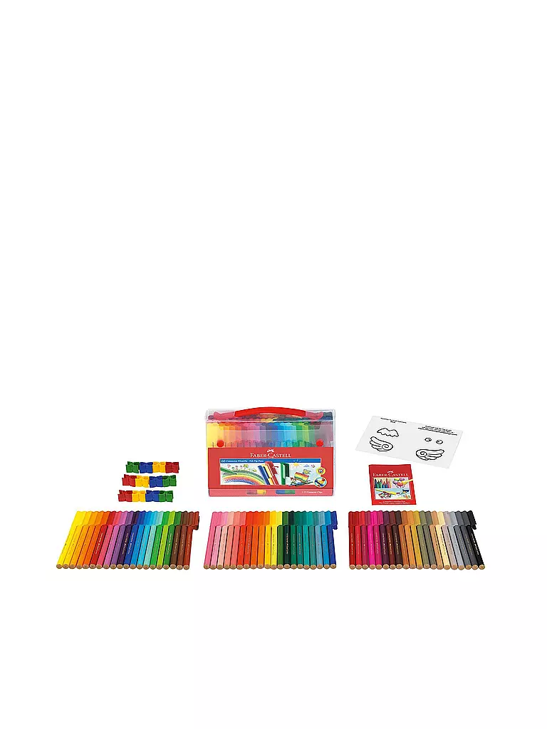 FABER-CASTELL | Filzstift Connector Koffer 60-teilig | 