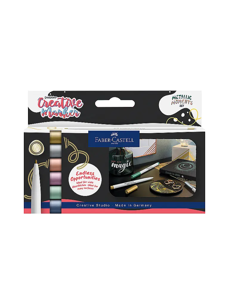 FABER-CASTELL | Goaf Kreativ Marker 1.5 Set 6tlg.  | bunt