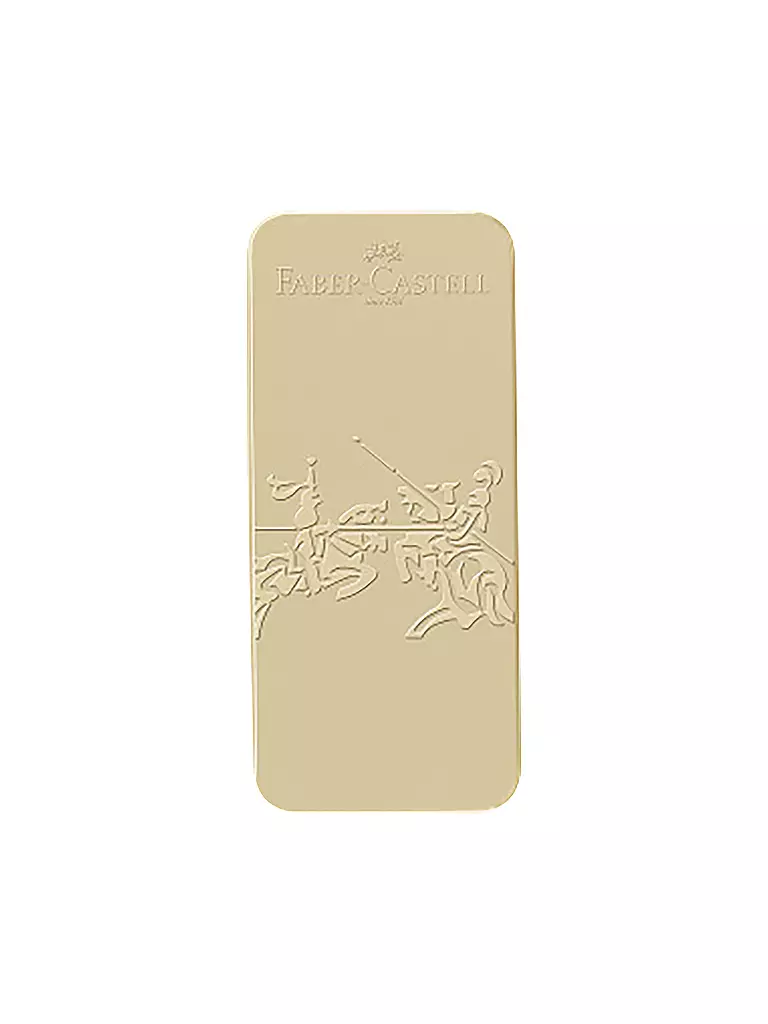FABER-CASTELL | Grip Edition Füller M  mit Kugelschreiber gold im Geschenketui | gold