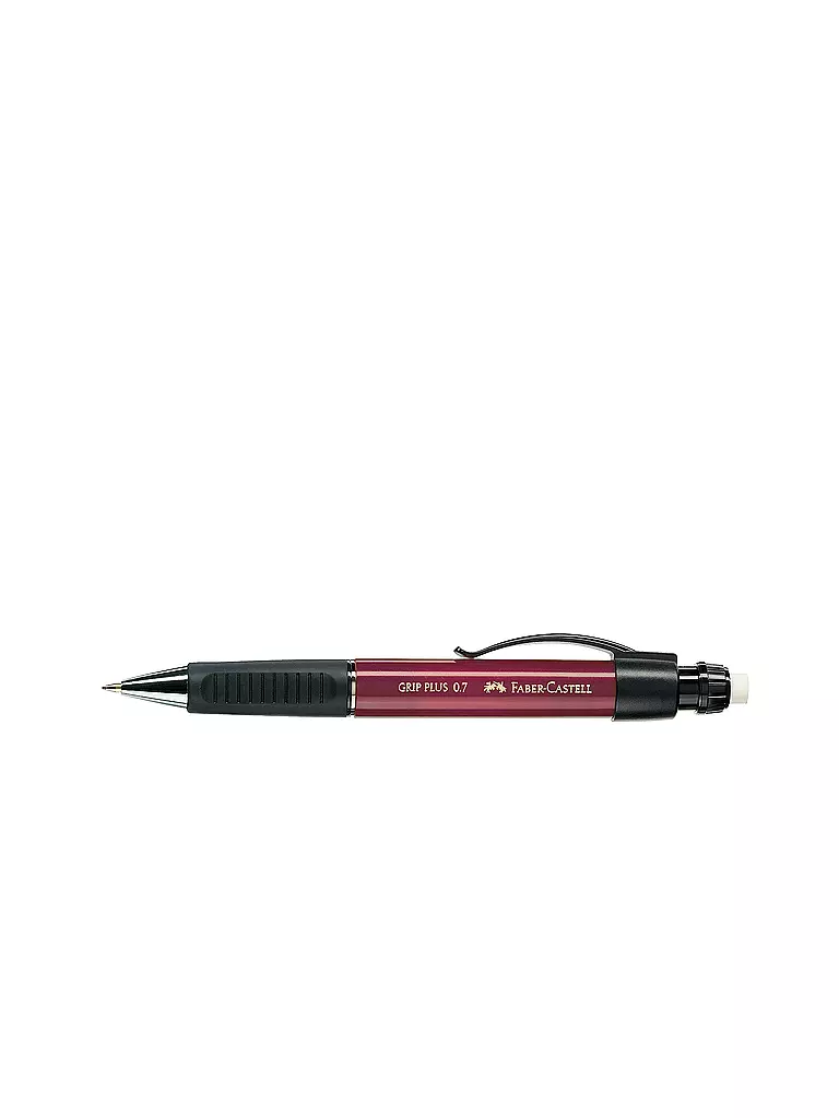 FABER-CASTELL | Grip Plus Druckbleistift, 0.7 mm, rot metallic | keine Farbe