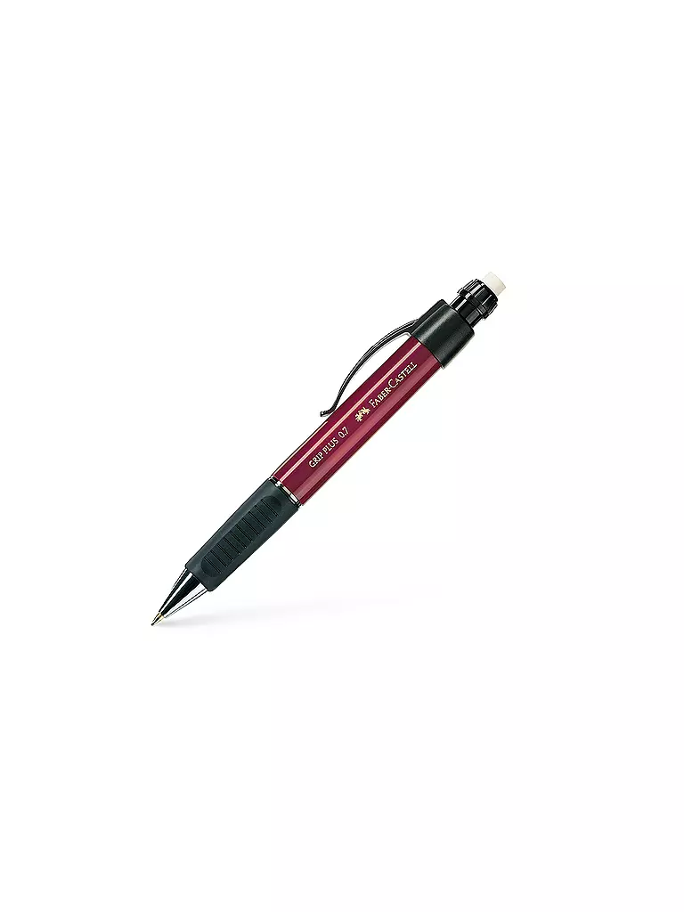 FABER-CASTELL | Grip Plus Druckbleistift, 0.7 mm, rot metallic | keine Farbe