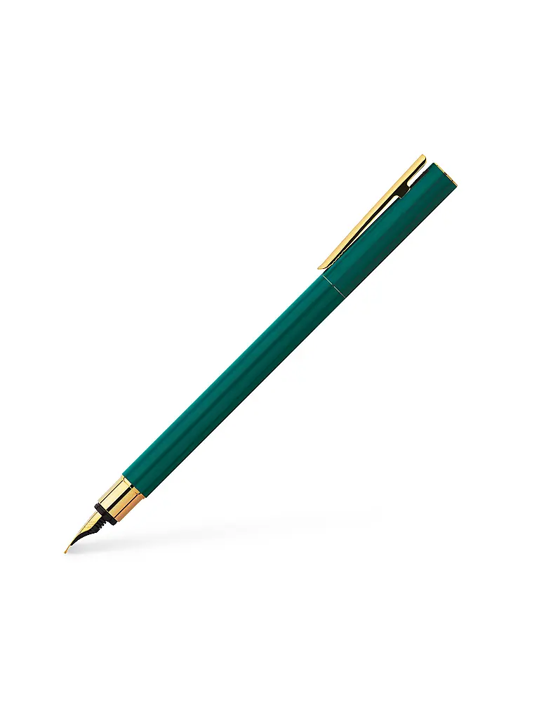 FABER-CASTELL | Neo Slim Füllhalter Federbreite F, gold rainforestM | Gold