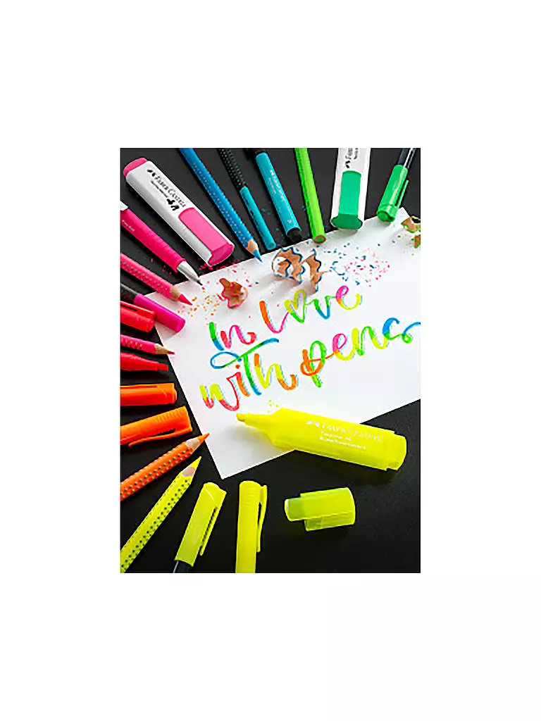 FABER-CASTELL | Textliner 46 superfluorescent (4-er Pkg.) | bunt