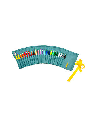 FABRIANO | Farbstiftrolle mit 24 Buntstiften Aquamarina 