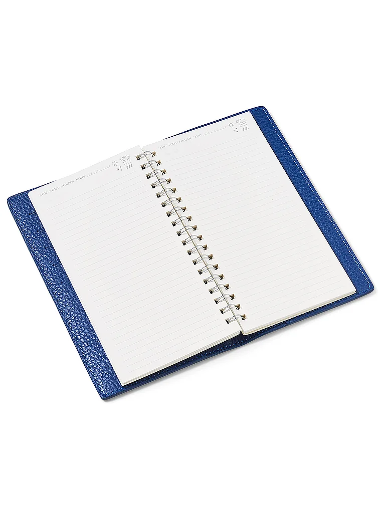 FABRIANO Ledernotizbuch blau