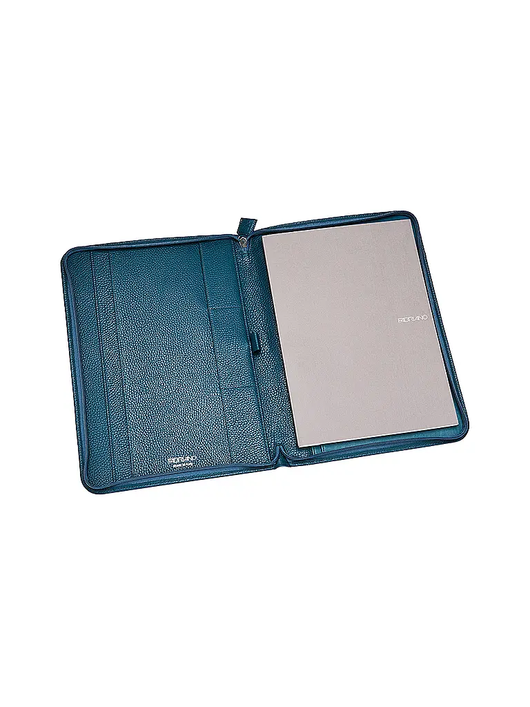 FABRIANO | A4 Leder-Klemmbrett Octanium | blau