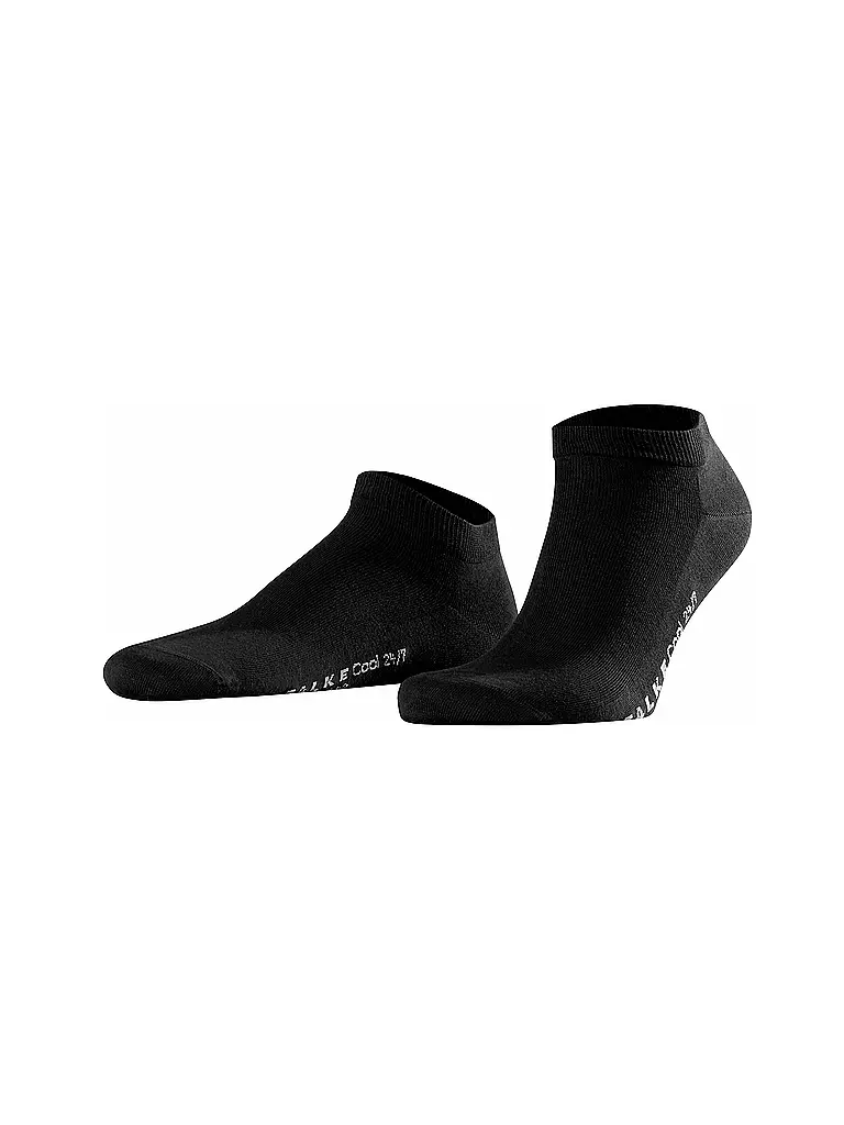 FALKE |  Sneakersocken Cool 24/7 black | schwarz