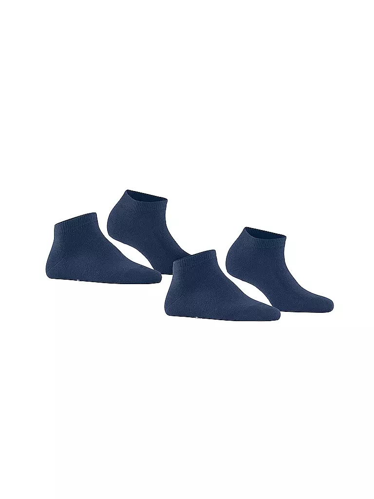 FALKE |  Sneakersocken Happy 2er Pkg Royal Blue | blau