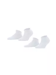 FALKE |  Sneakersocken Happy 2er Pkg Royal Blue | weiss