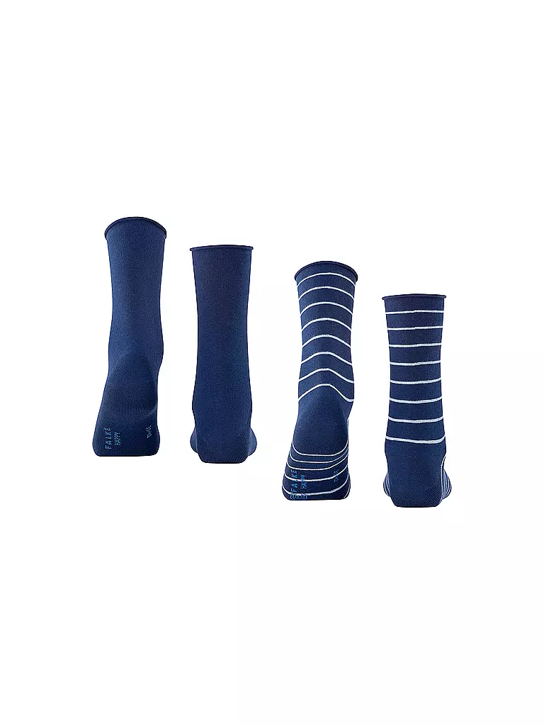 FALKE |  Sneakersocken Happy Stripe 2er Pkg royal blue | blau