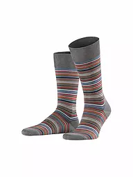 FALKE | Socken "Microblock" 14041 grey-white | grau