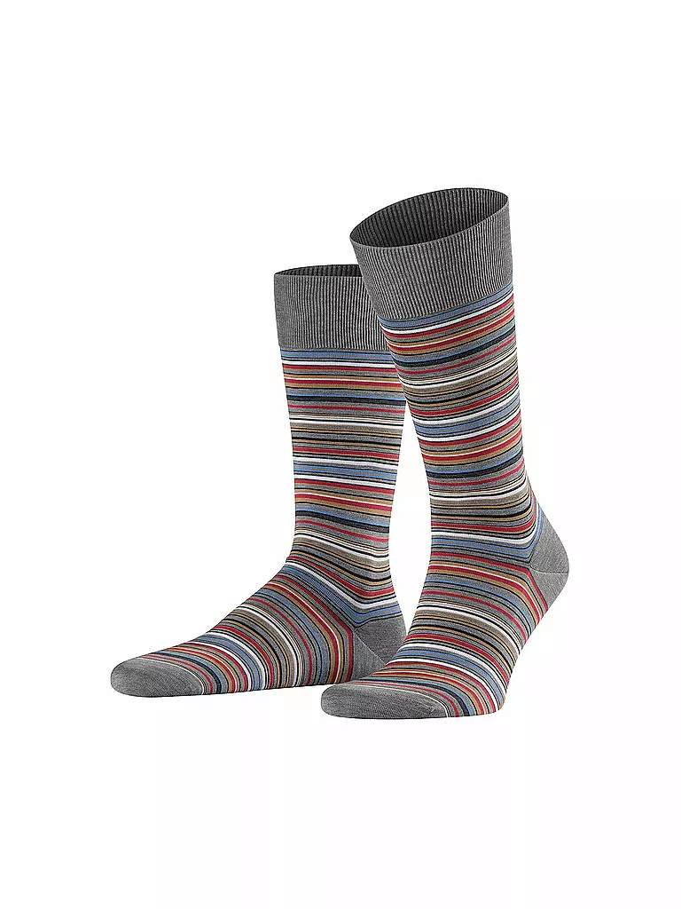 FALKE |  Socken "Microblock" 14041 (steel mel.) | Grau