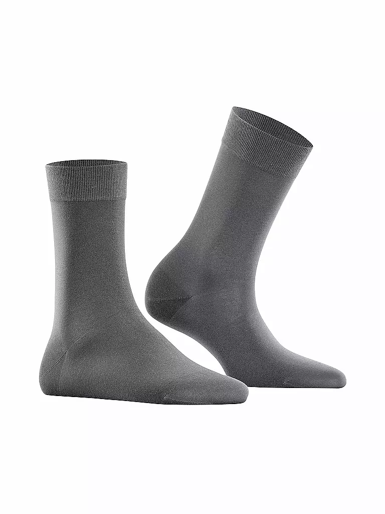 FALKE |  Socken Cotton Touch platinum | grau