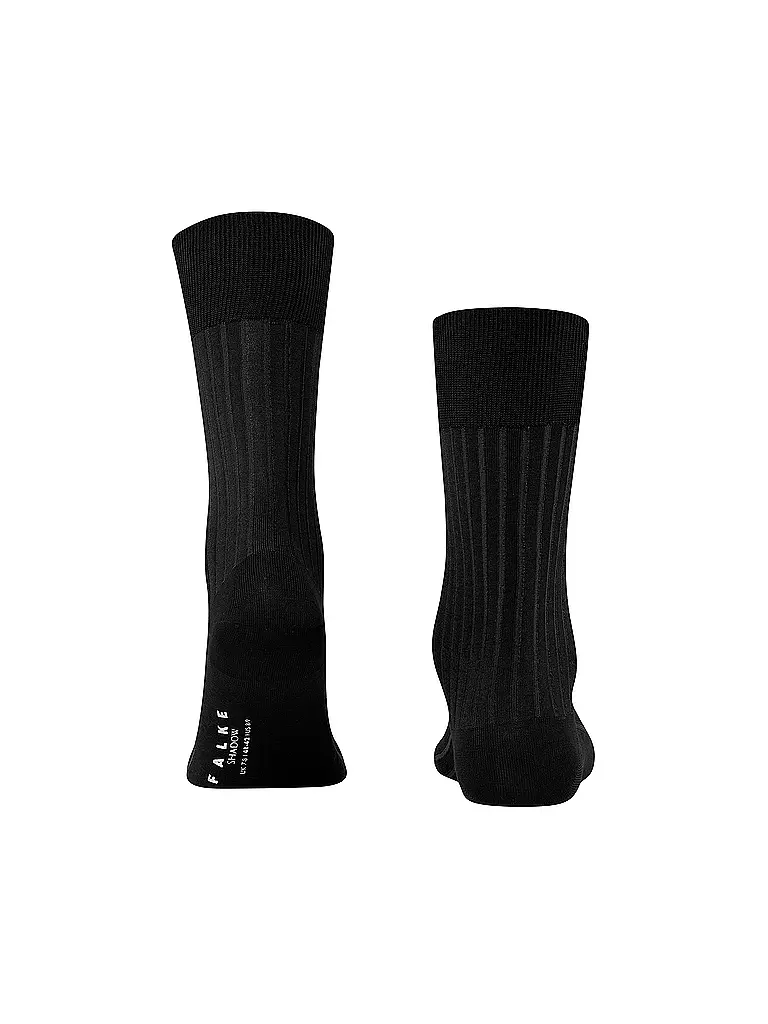 FALKE |  Socken Shadow grey white | schwarz