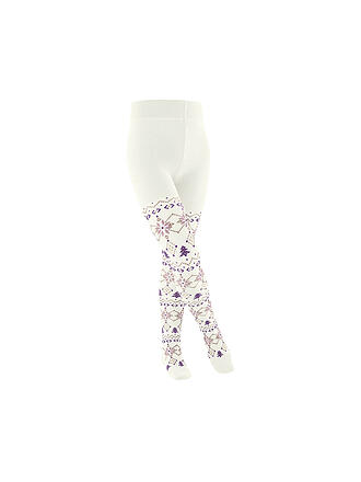 FALKE | Kinder Strumpfhose NORDIC FAIR ISLE off-white