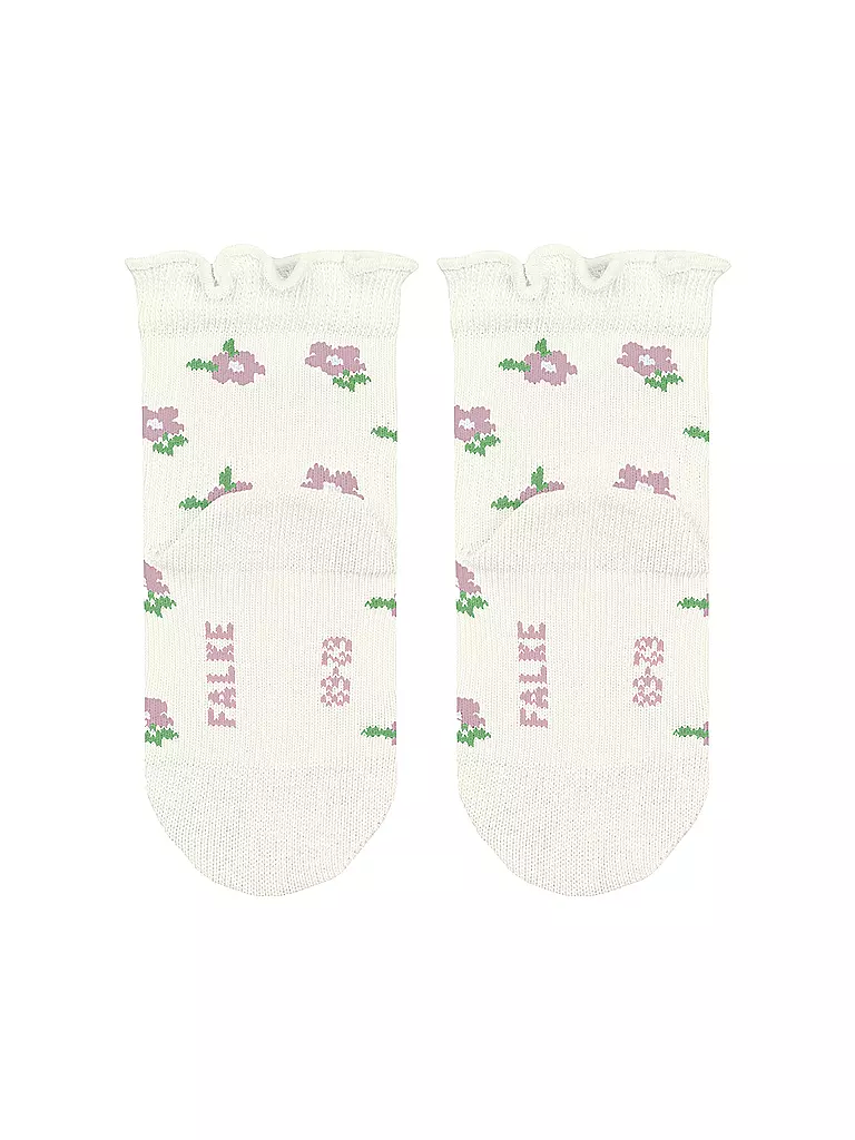 FALKE | Baby Mädchen Socken LITTLE DISTY FLOWERS offwhite | creme