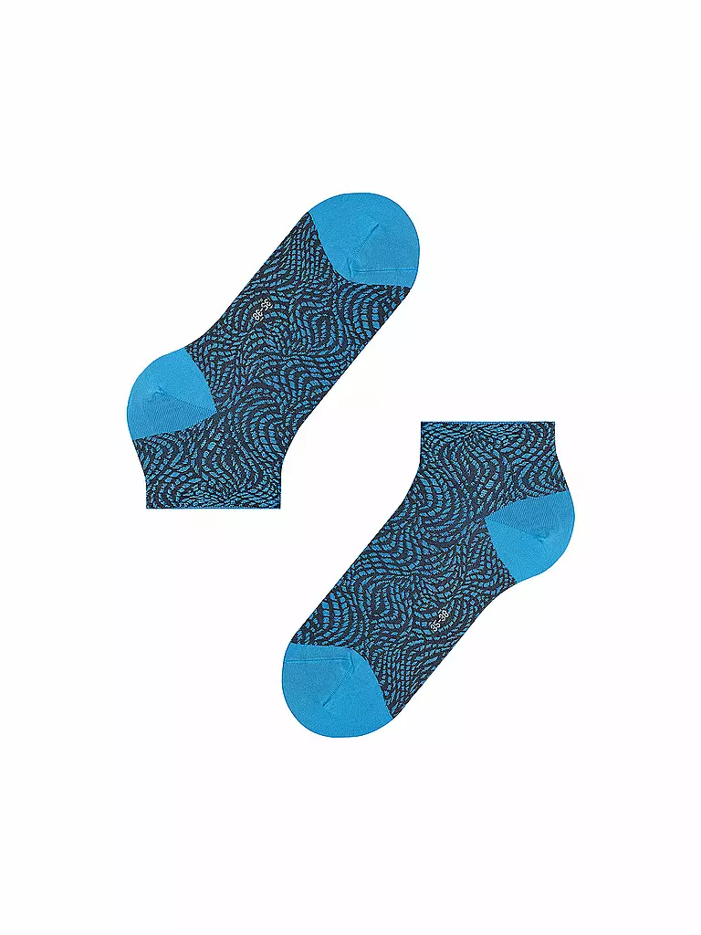 FALKE | Damen Sneakersocken Aesthetic Wave Pacific | blau