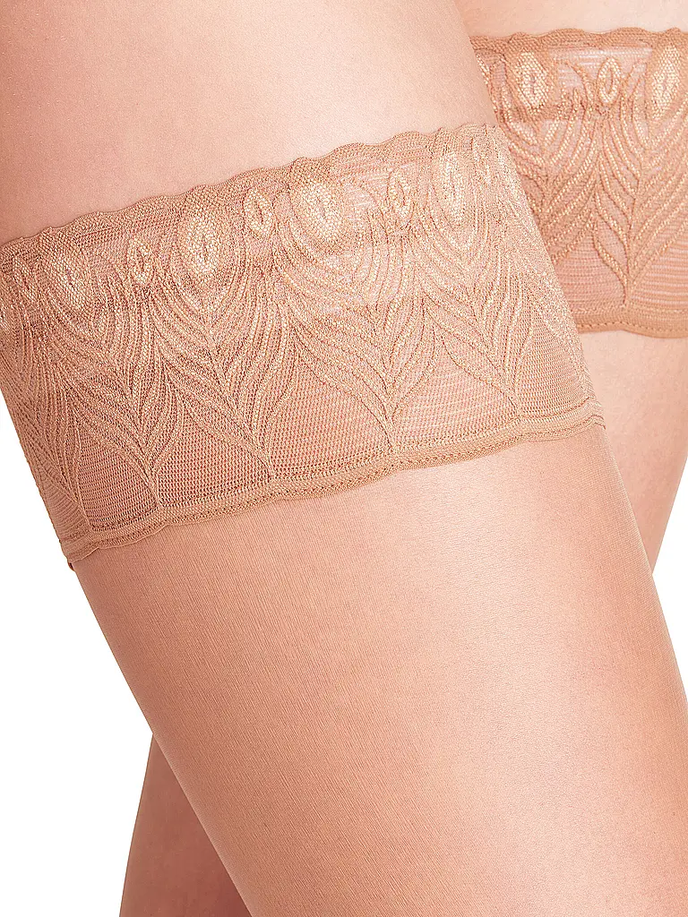 FALKE | Feinstrümpfe LUNELLE 8 DEN powder | Beige
