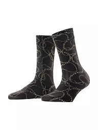 FALKE | Feinstrumpfsocken JEWEL CASE 30DEN black/gold | Schwarz