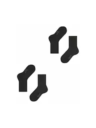 FALKE | Happy Kinder Socken 2-er Pkg. (black) | schwarz