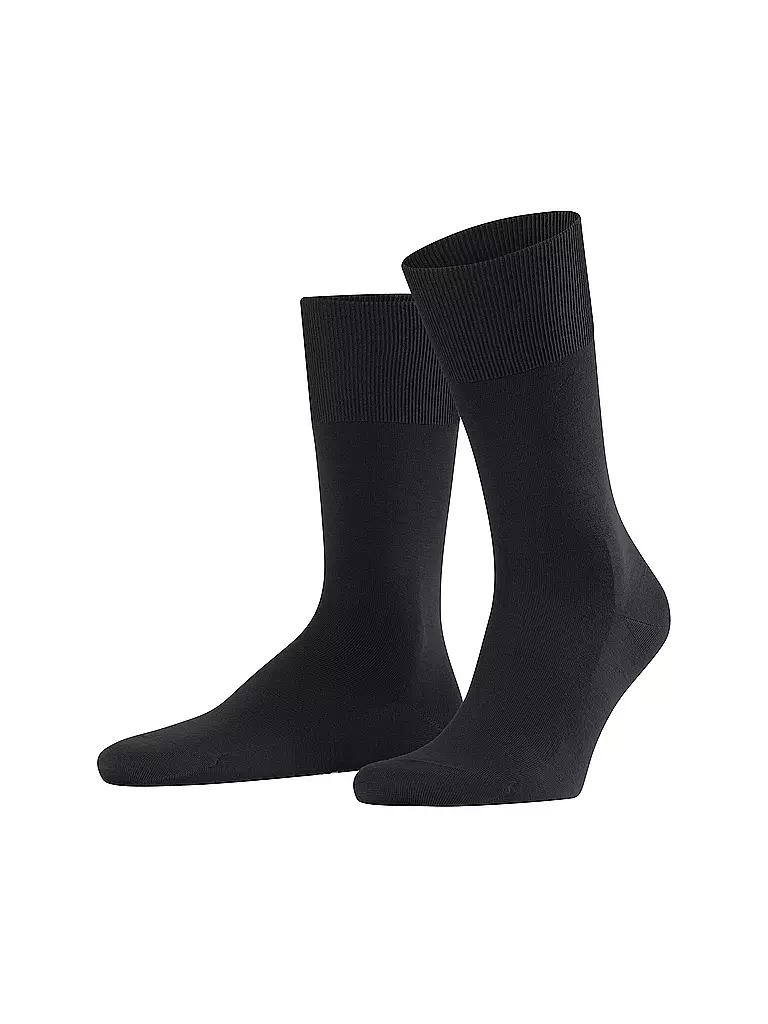 FALKE | Herren Socken CLIMAWOOL black  | schwarz