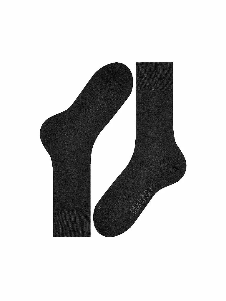 FALKE | Herren Socken Sensitive Berlin black | schwarz