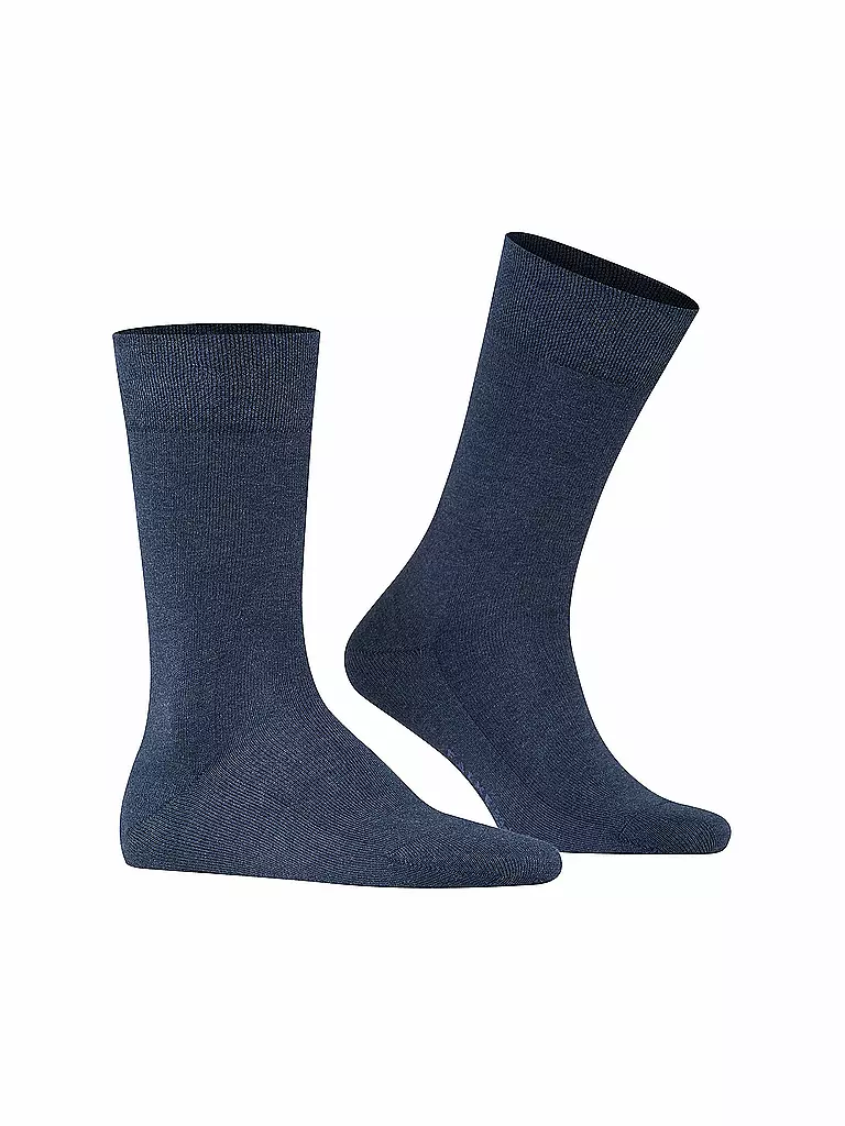 FALKE | Herren Socken Sensitive London navy mel | dunkelblau