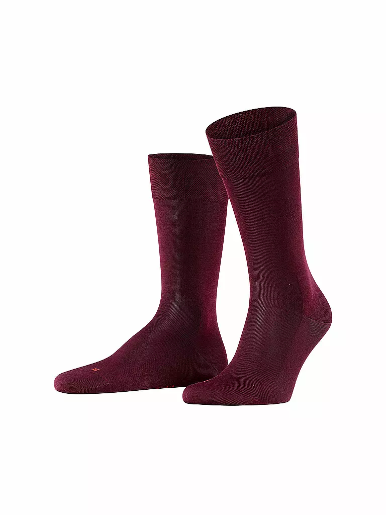 FALKE | Herren Socken Sensitive Malaga barolo | rot