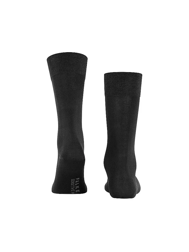 FALKE | Herren Socken Sensitive Malaga black | schwarz