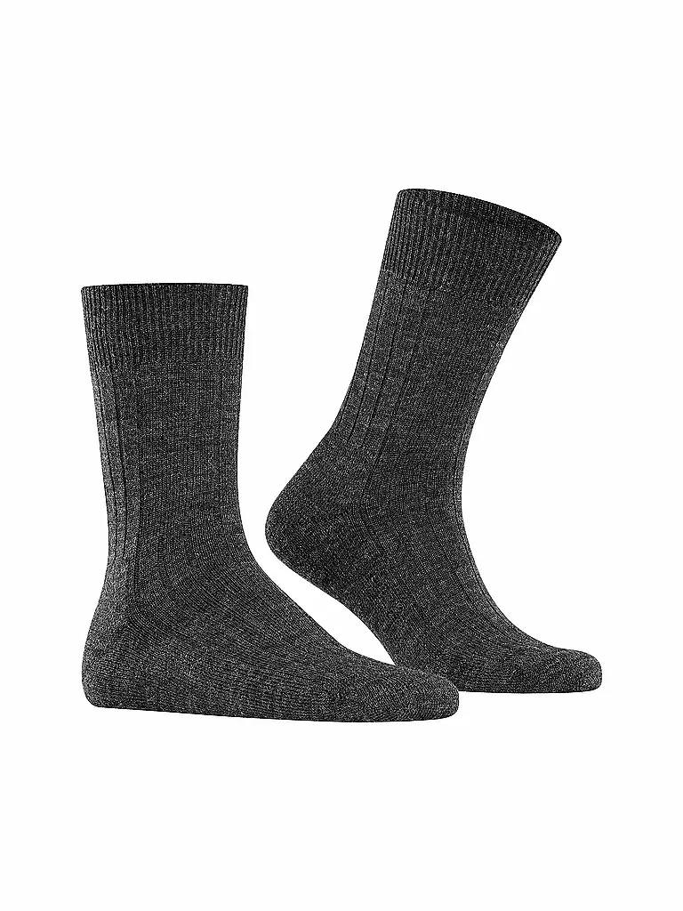 FALKE | Herren Socken Teppich im Schuh antrachite mel. | grau