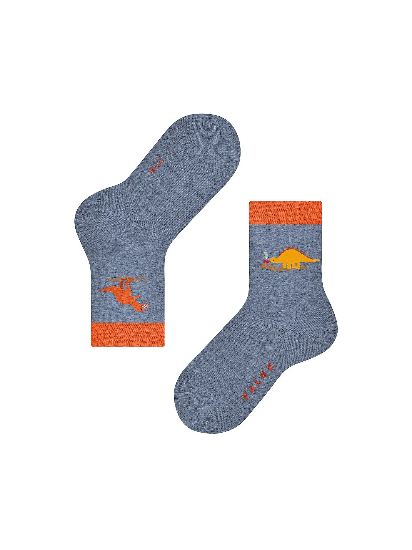 FALKE | Jungen Socken DINOSAURS light jeans  | blau