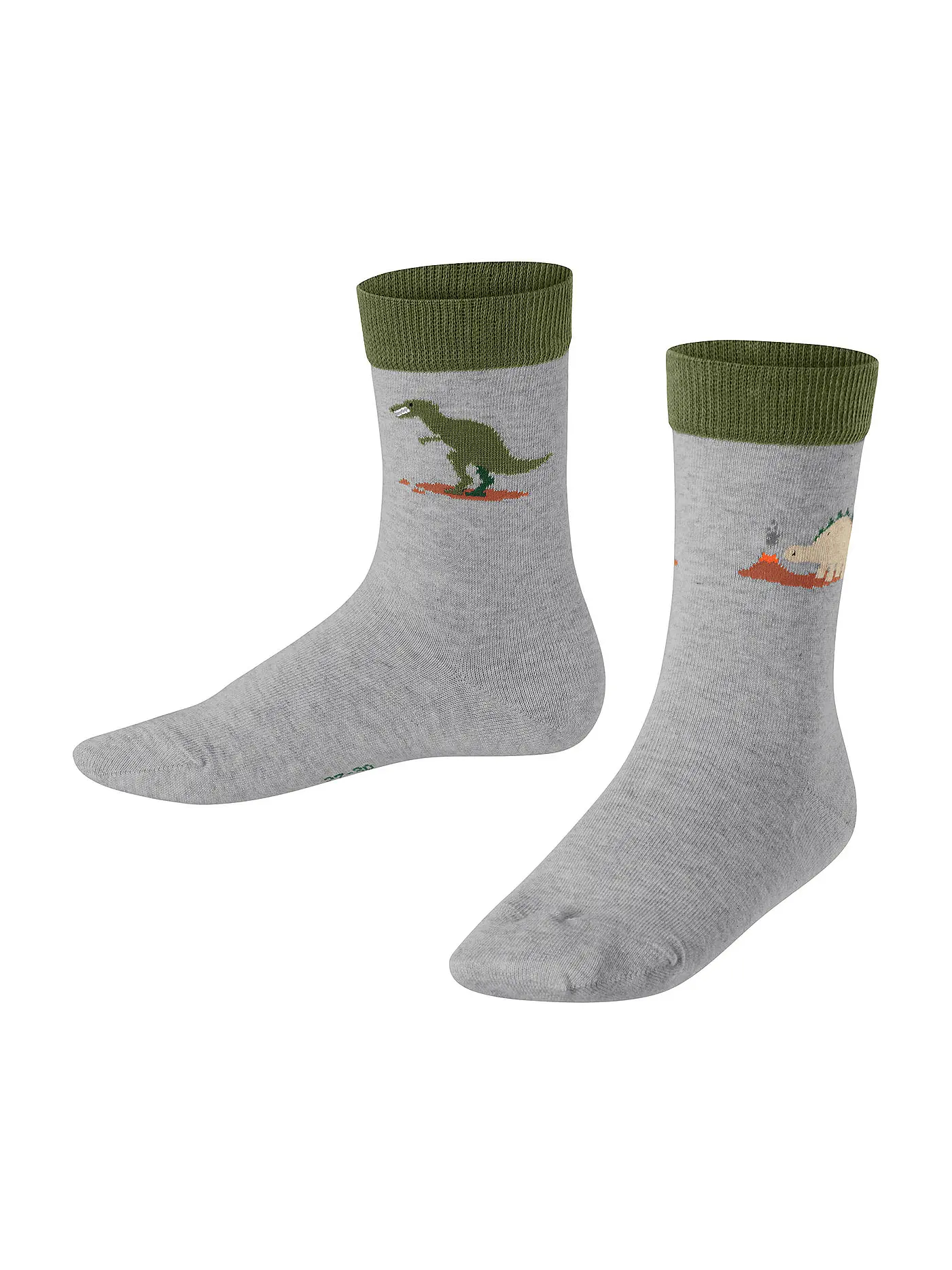 FALKE | Jungen Socken DINOSAURS light jeans  | grau