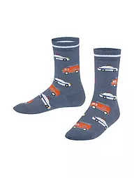 FALKE | Jungen Socken marine | hellblau