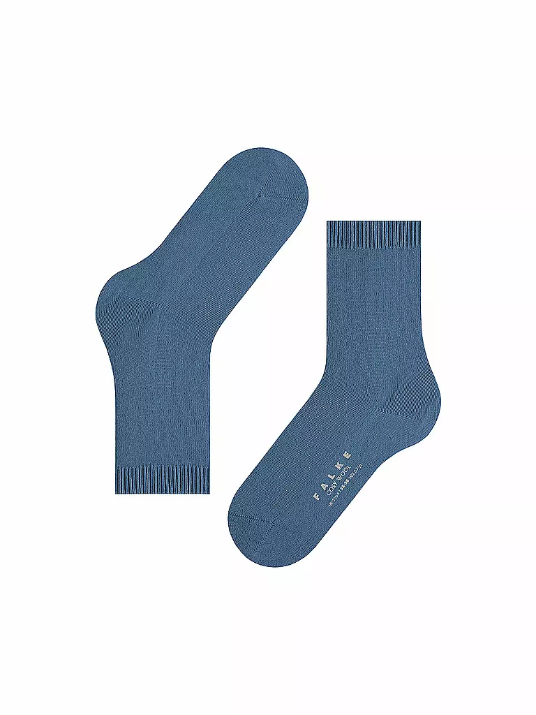 FALKE | Kaschmir Socken | blau