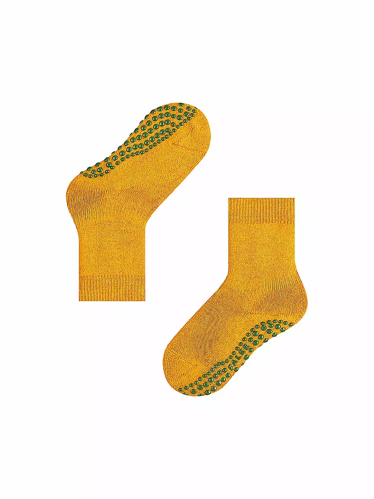 FALKE | Kinder ABS-Socken Catspads Amber | gelb