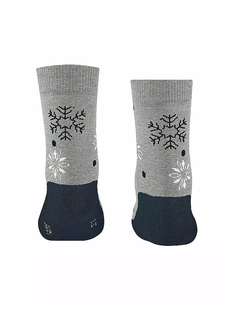 FALKE | Kinder Socken Active Snowstars light grey | grau