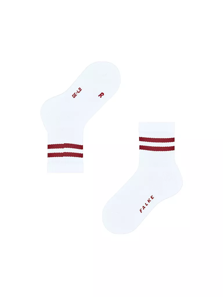 FALKE | Kinder Socken DYNAMIC white / green | weiss