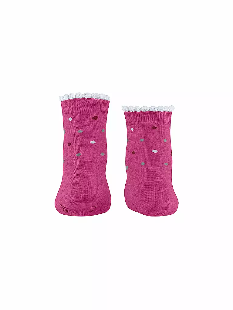 FALKE | Kinder Socken MULTIDOT gloss | hellgrau