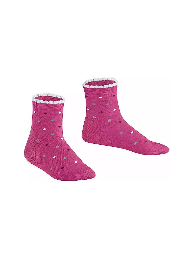 FALKE | Kinder Socken MULTIDOT gloss | hellgrau