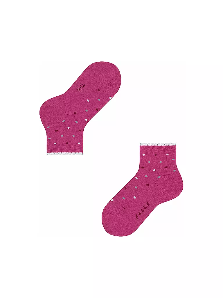 FALKE | Kinder Socken MULTIDOT gloss | hellgrau
