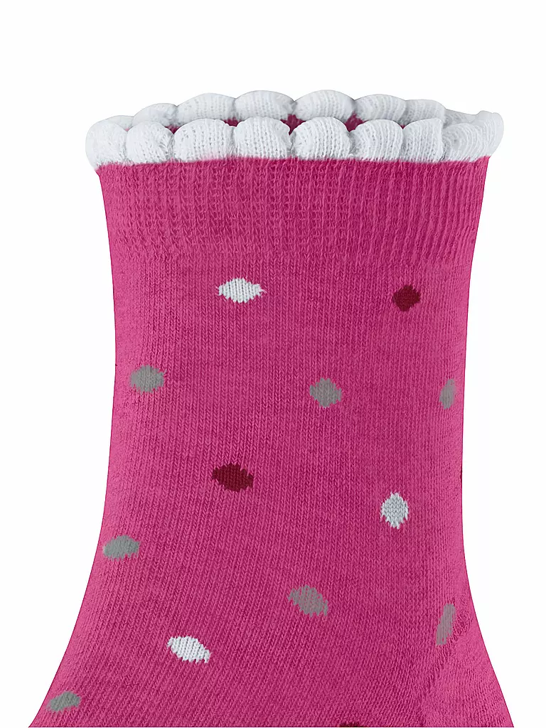 FALKE | Kinder Socken MULTIDOT gloss | hellgrau