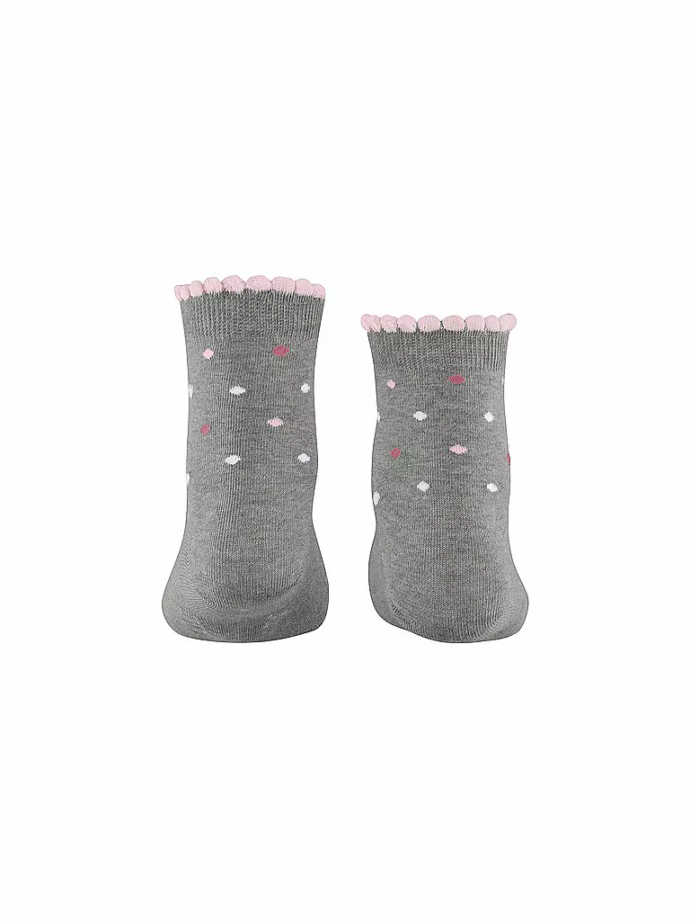 FALKE | Kinder Socken MULTIDOT light grey | hellgrau