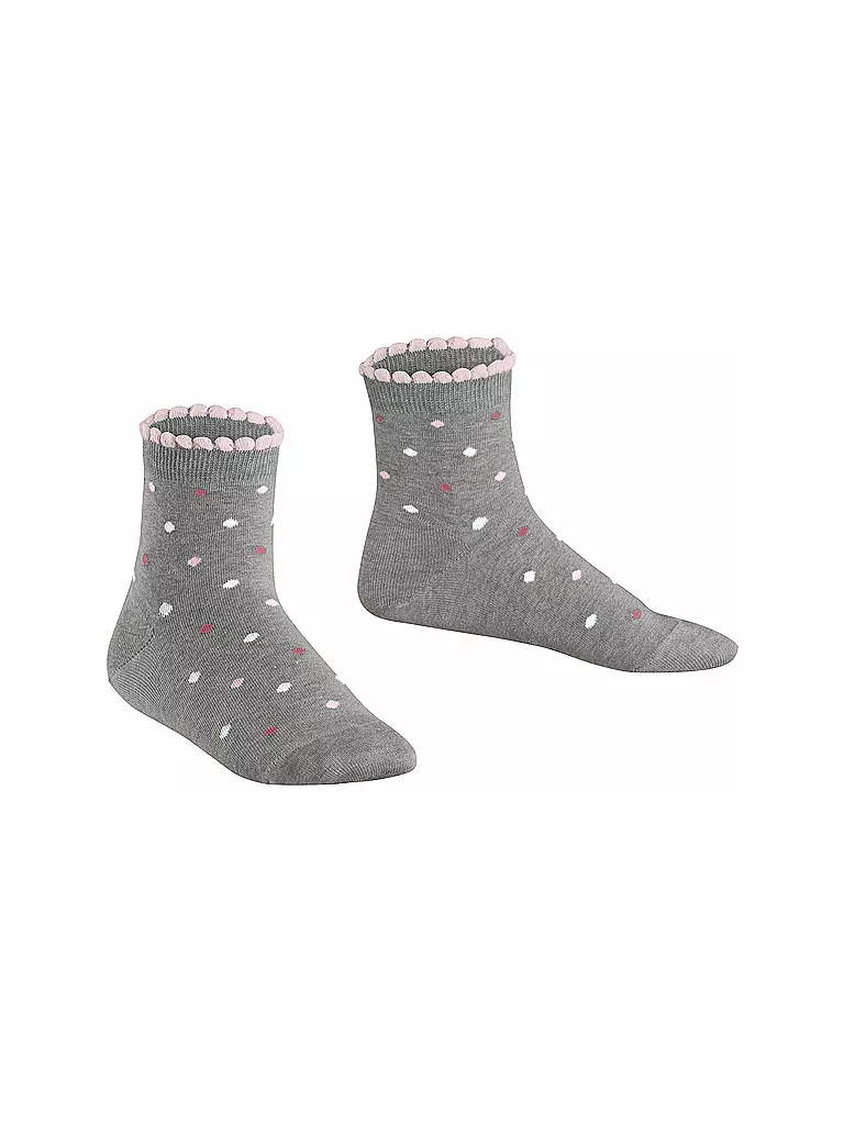 FALKE | Kinder Socken MULTIDOT light grey | hellgrau