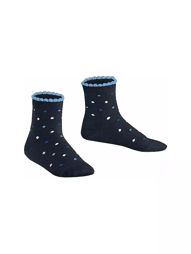 FALKE | Kinder Socken MULTIDOT marine | pink