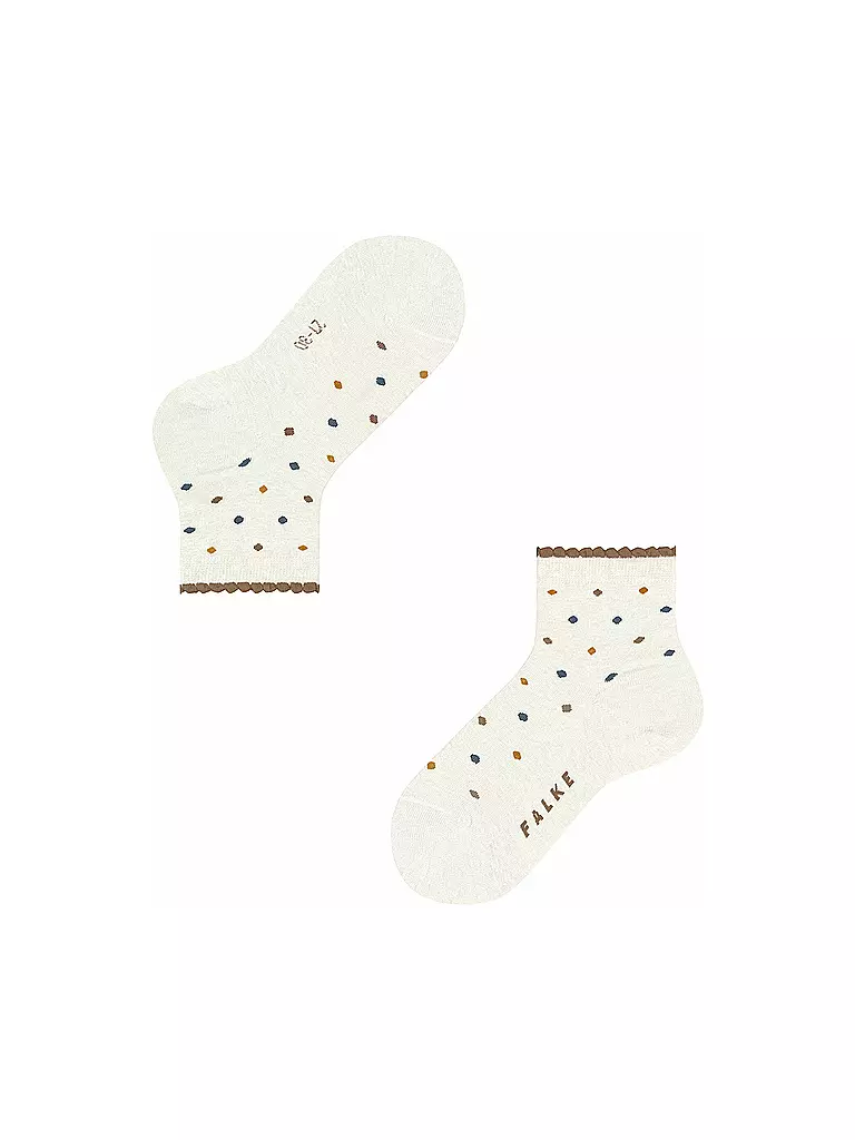 FALKE | Kinder Socken MULTIDOT off-white | pink