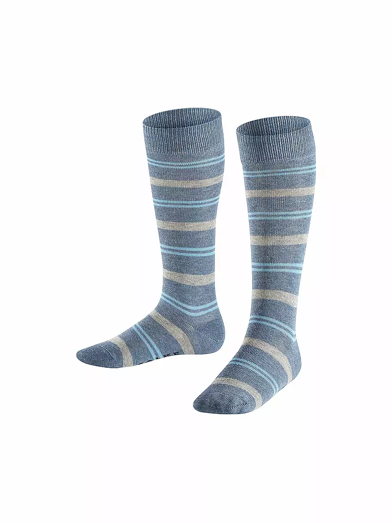 FALKE | Kinder-Socken "Pencil Stripe" 11855 (Light Denim) | blau